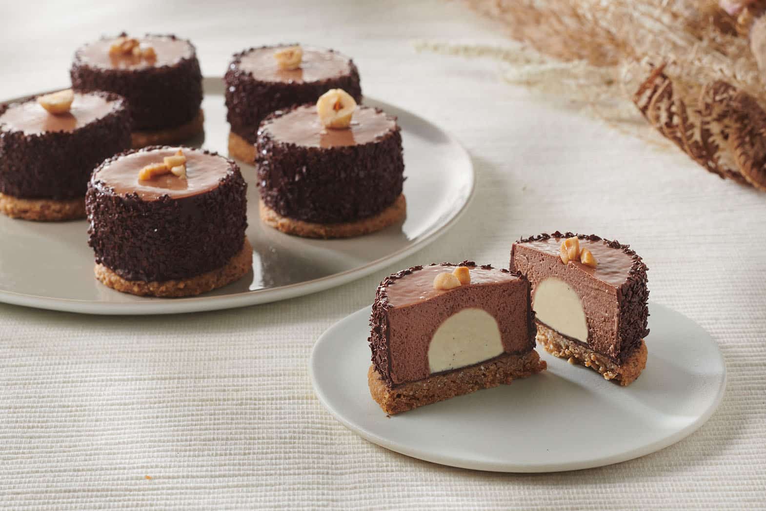 Valrhona Triple Chocolate Hazelnut Cake Recipe
