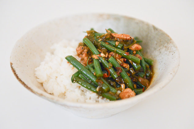 Sichuan Style Greens With Minced Pork