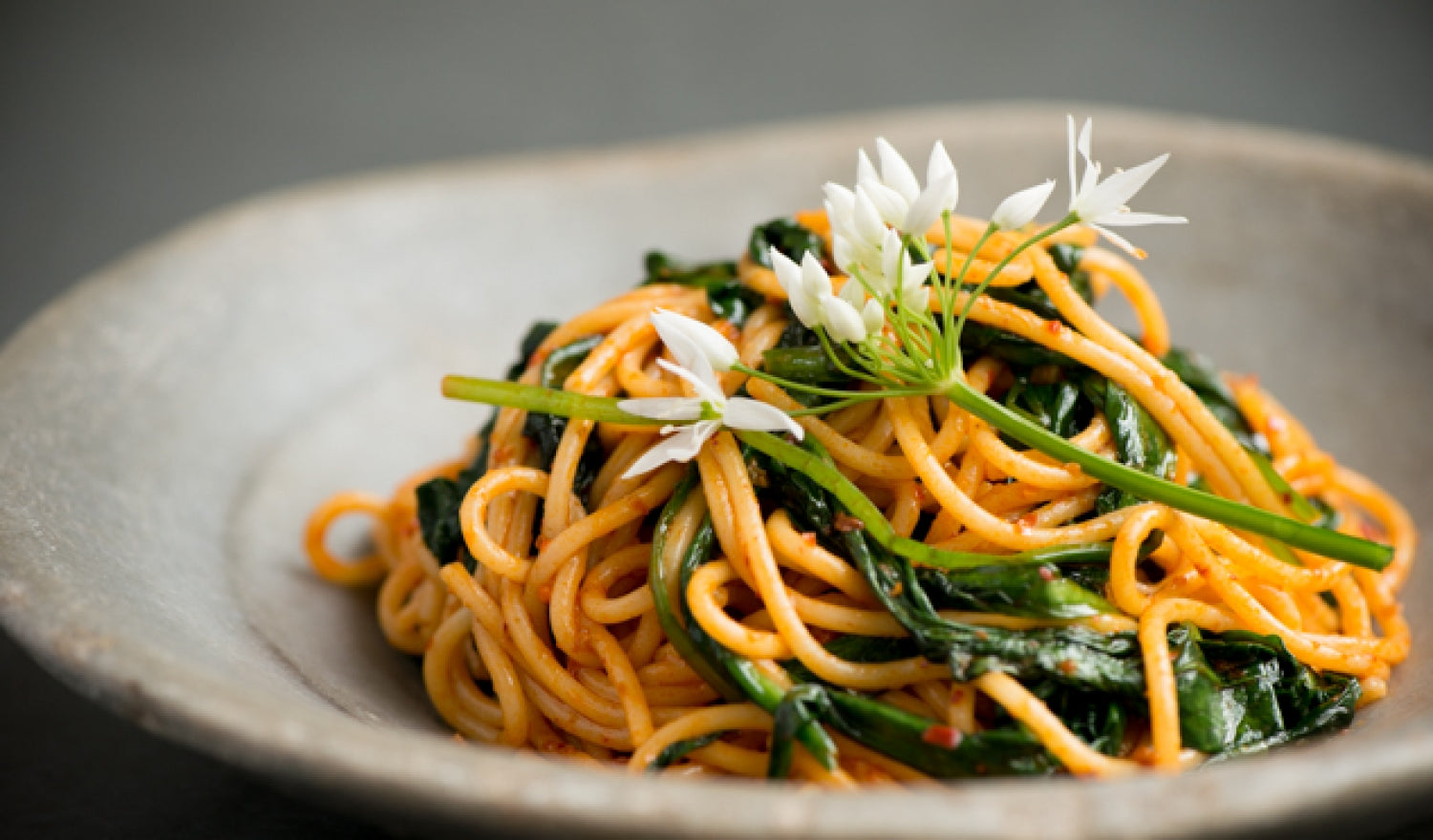 Nduja Spaghetti With Wild Garlic Recipe