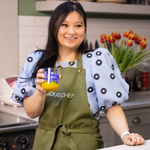 Sous Chef Green Denim Apron