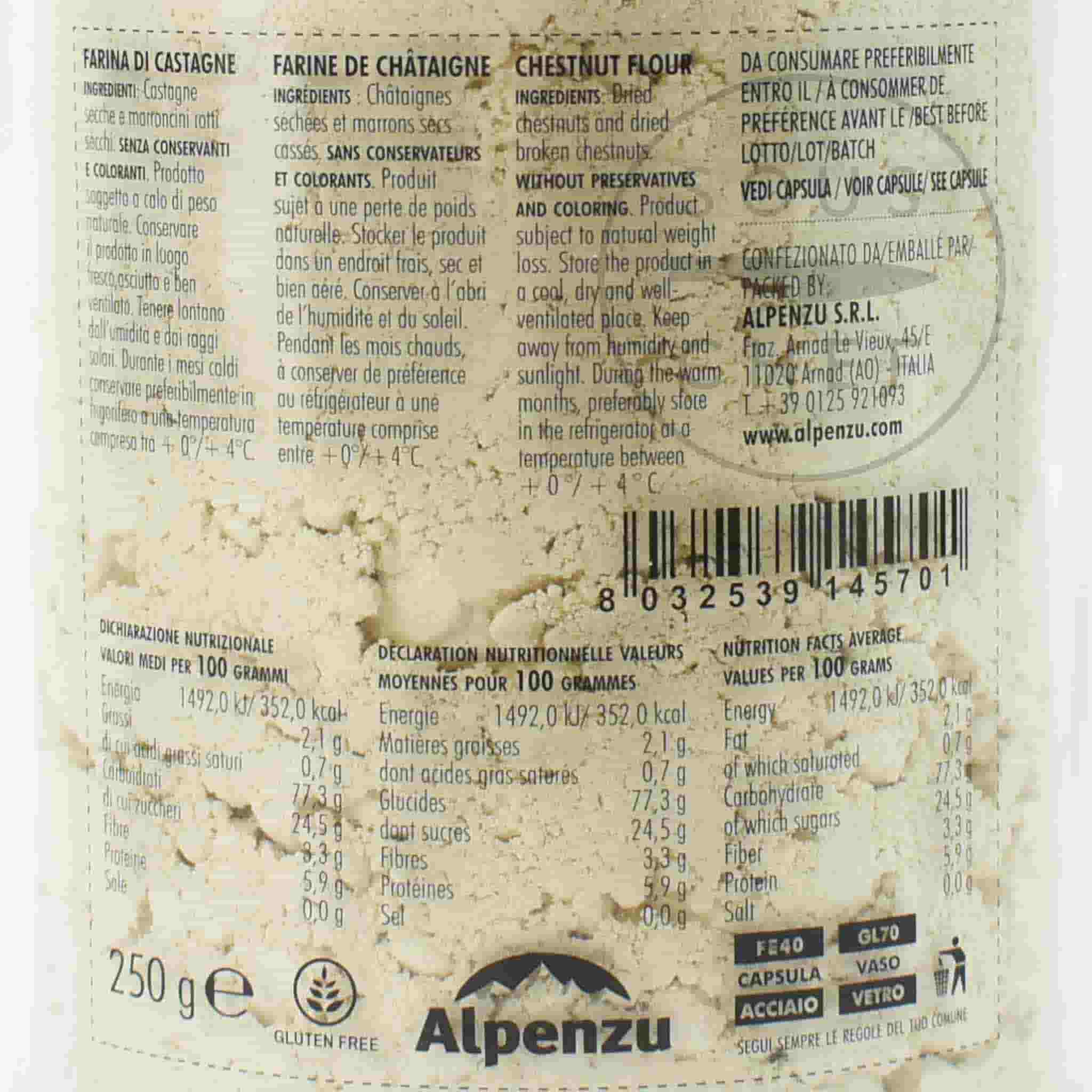 Alpenzu Chestnut Flour