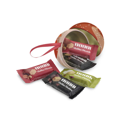 Babbi Babbini Selection in Metal Christmas Bauble, 55g