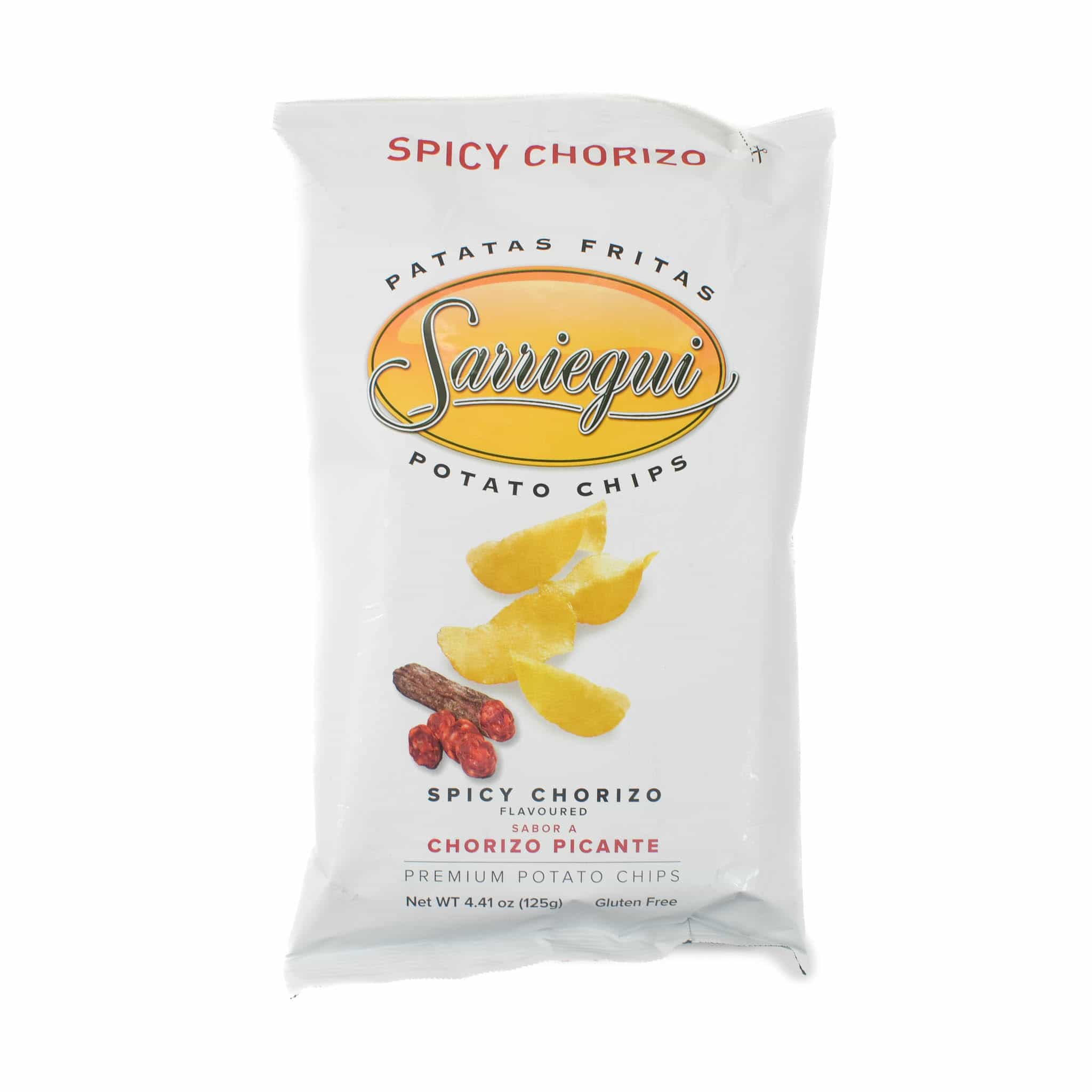 Sarriegui Spicy Chorizo Crisps, 125g