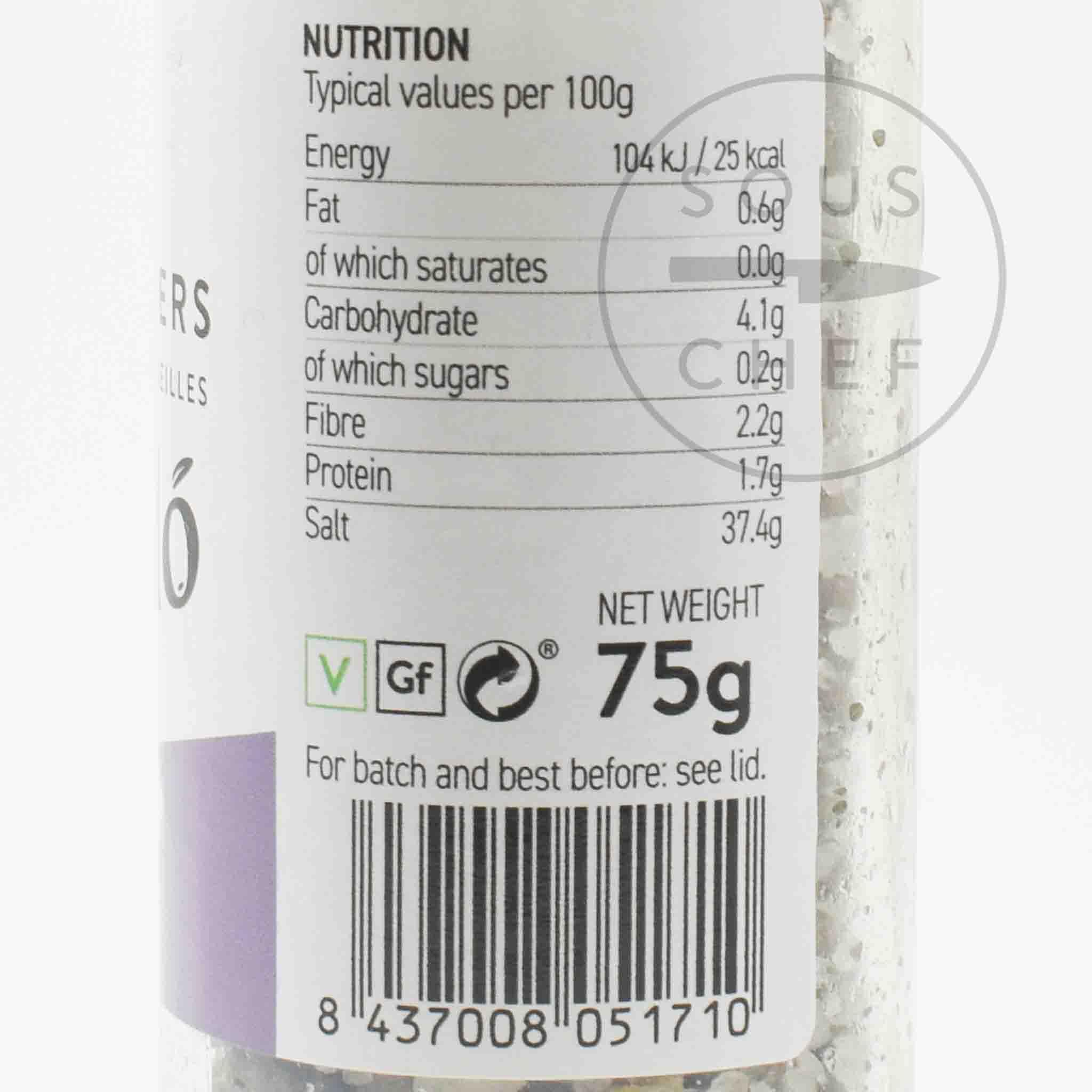 Perello Capers in Salt, 75g Buy online UK Sous Chef UK