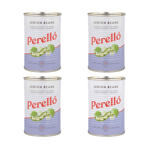 4x Perello Judion Butter Beans, 400g Tin