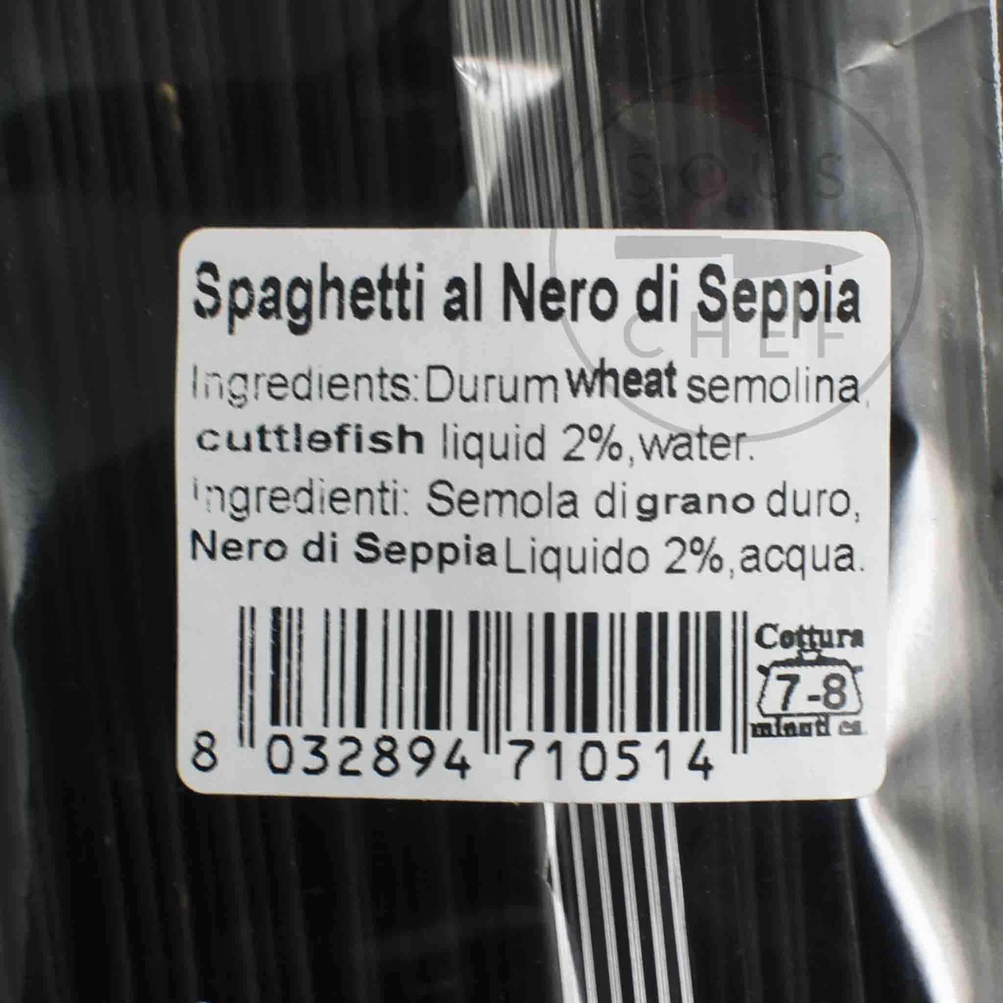 Maccaronai Artigiani Long Squid Ink Spaghetti, 500g