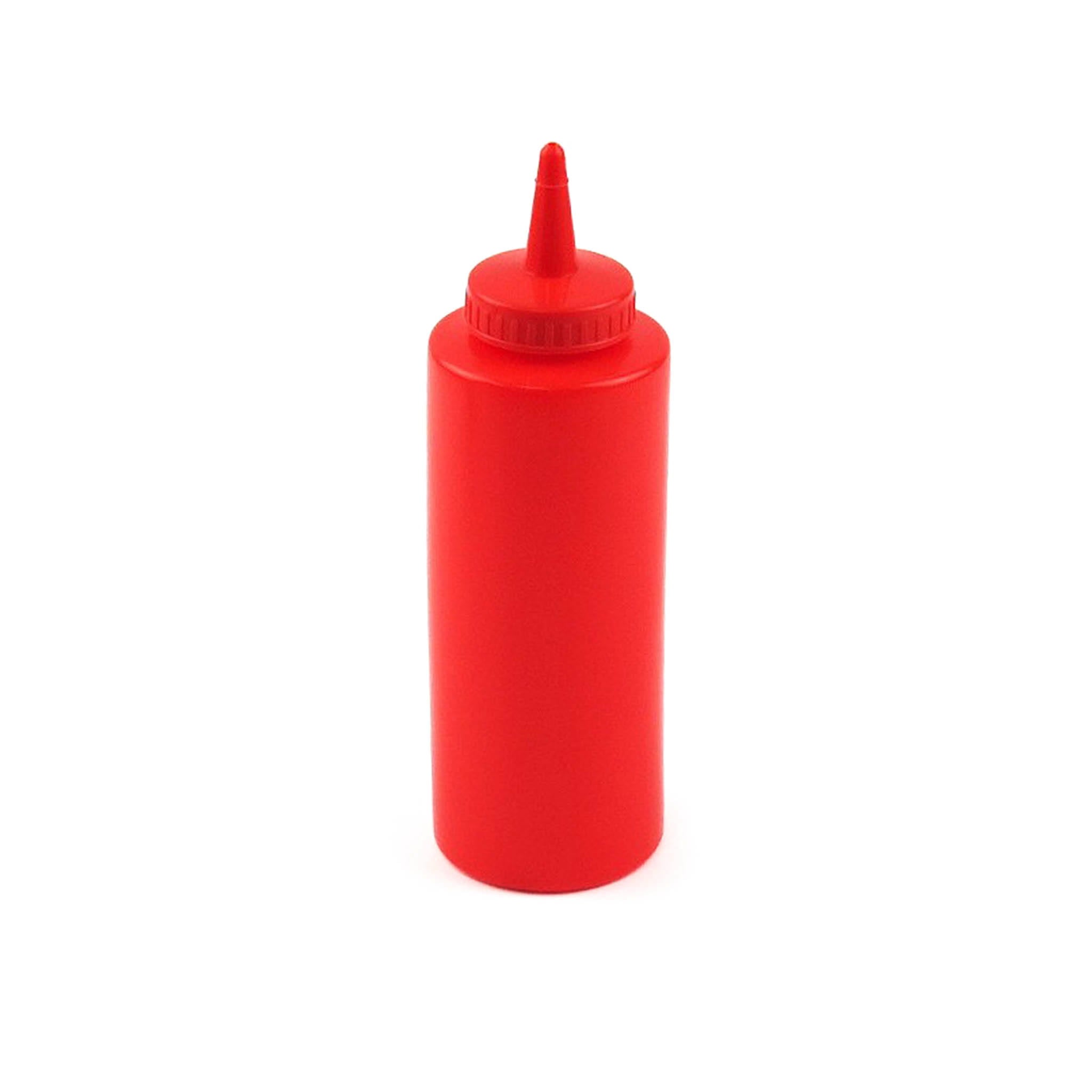 Red Squeezy Bottle for Ketchup, 340ml