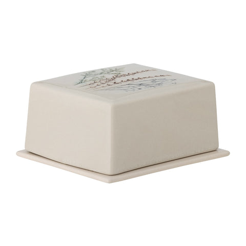 Bea Floral Butter Dish, 15cm