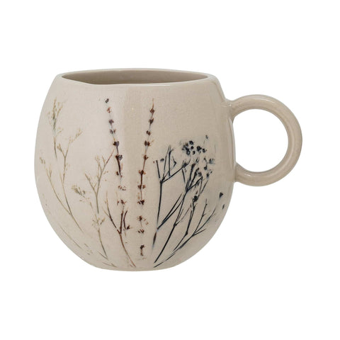 Bea Floral Mug, Nature, 9.5cm