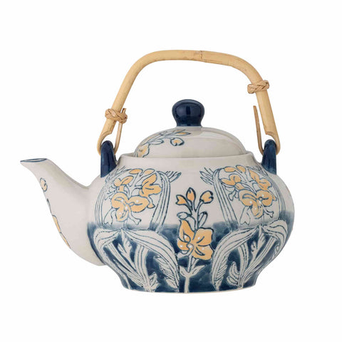 Myah Floral Teapot with Teastrainer, 15cm