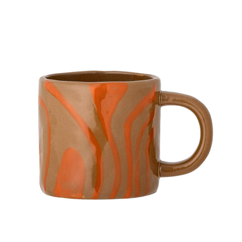 Orange Abstract Mug, 250ml