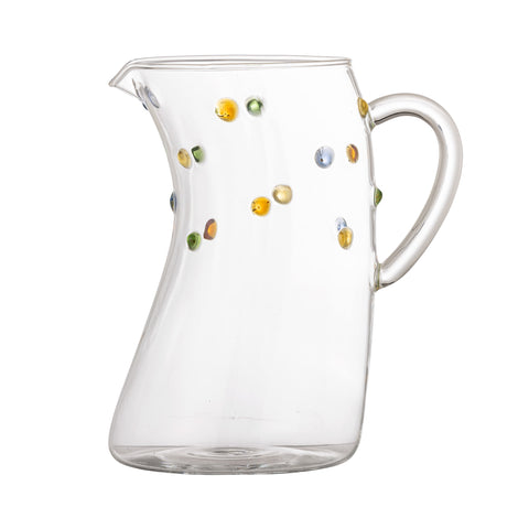 Confetti Dotty Glass Pitcher, 1.3 Litre