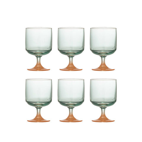 Set of 6 Signe Drinking Glasses, 300ml