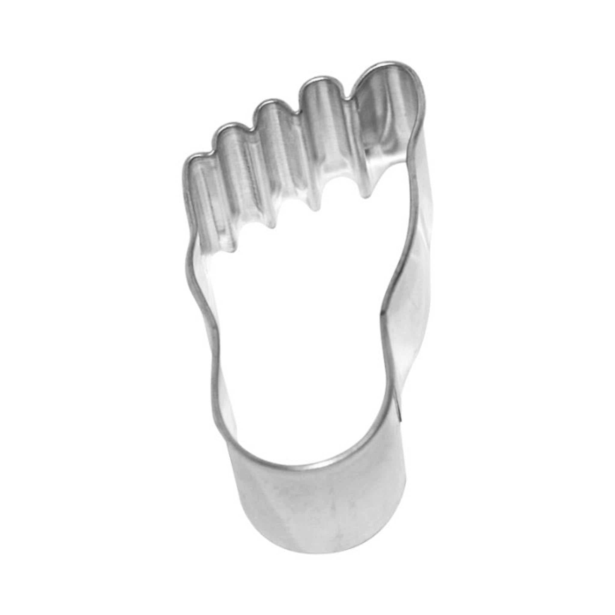 Stainless Steel Foot Cookie Cutter, 6cm