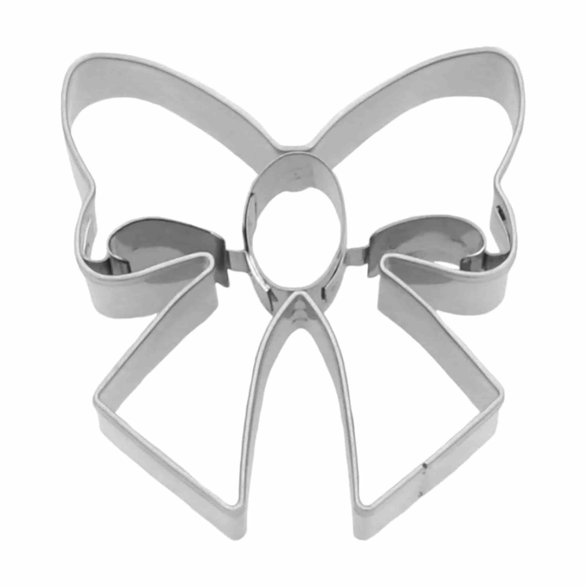 Stainless Steel Bow Cookie Cutter, 6.5cm