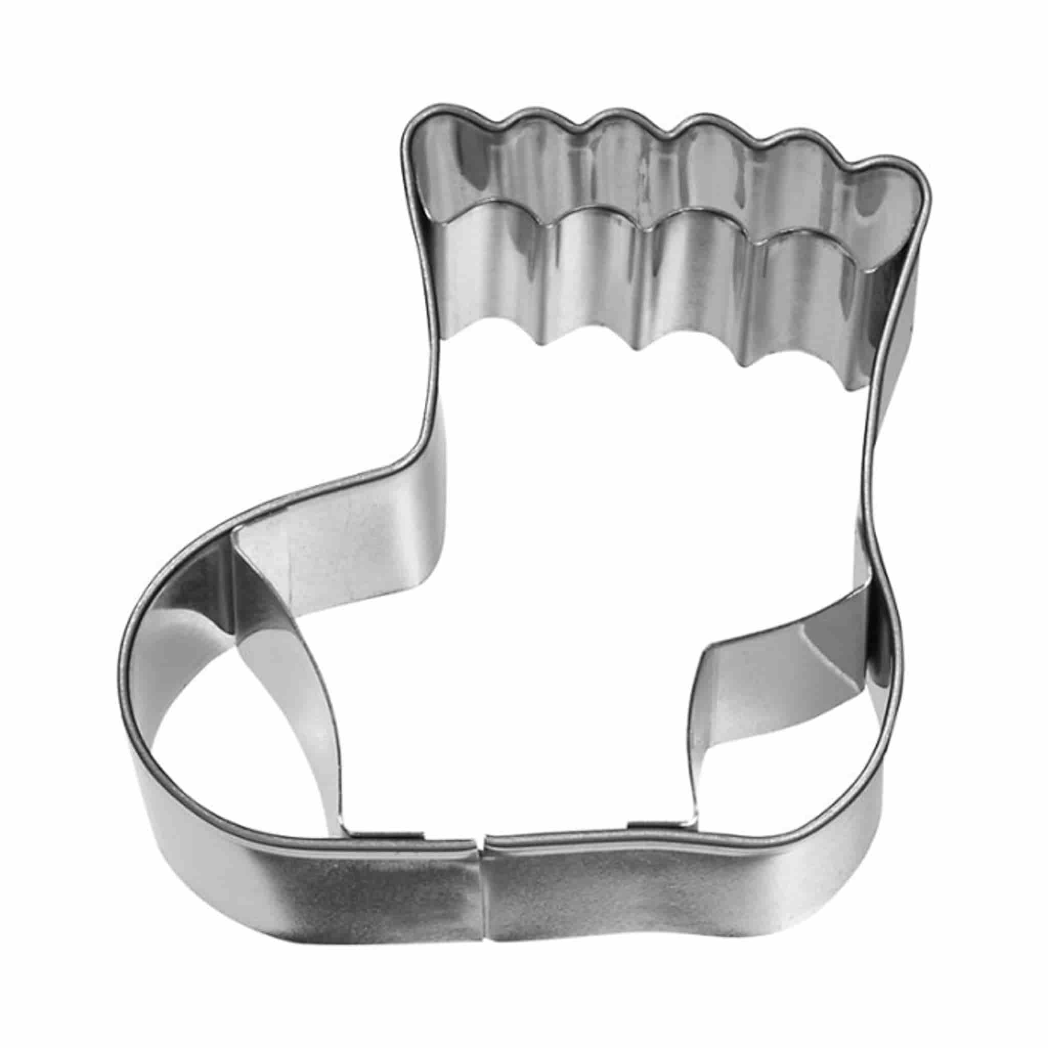 Stainless Steel Baby Bootie Cookie Cutter, 6cm