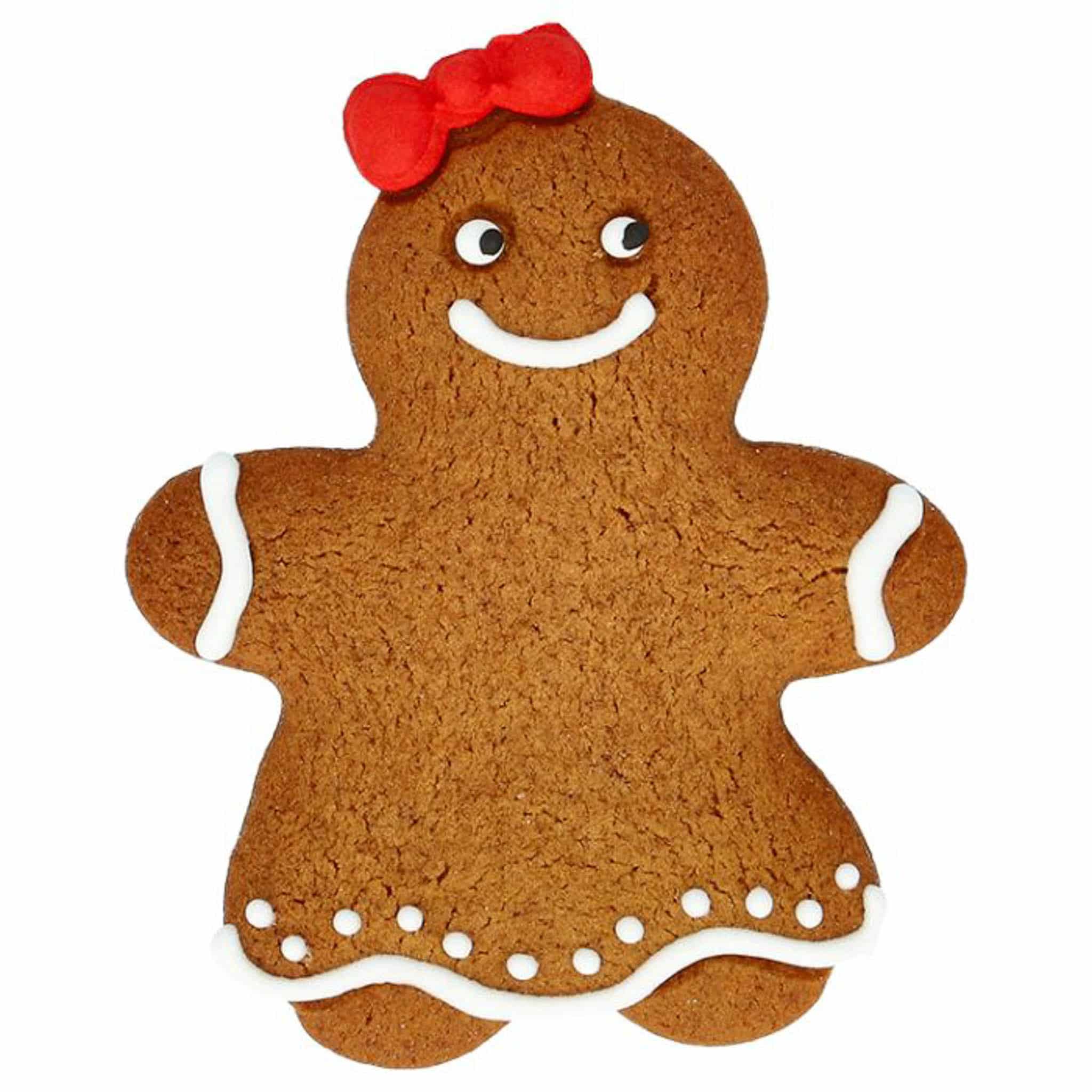 Stainless Steel Gingerbread Woman Cookie Cutter, 8cm