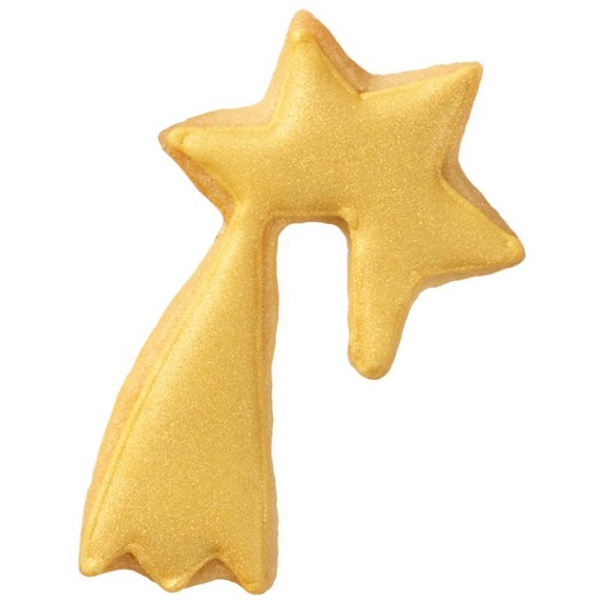 Stainless Steel 3D Shooting Star Cookie Cutter, 6.5cm