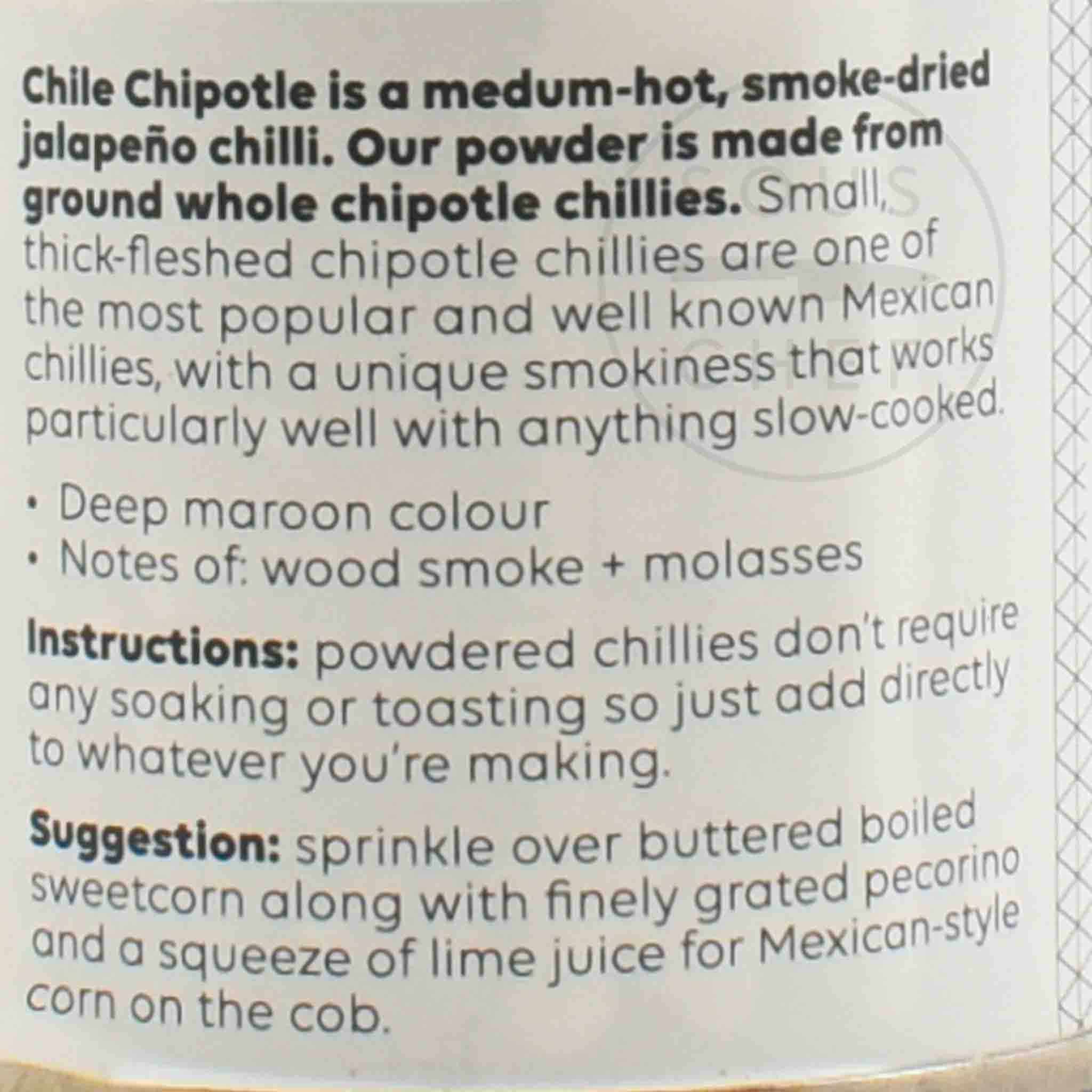Cool Chile Chipotle Chilli Powder, 60g Buy online UK Sous Chef UK