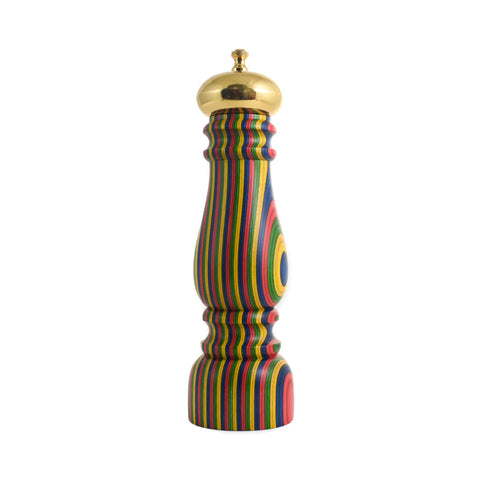 Chiarugi Rainbow Stripe Pepper Mill, 28cm