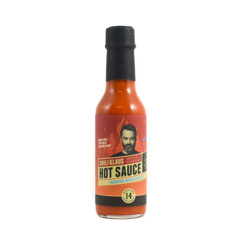 Short Dated Chili Klaus Reaper Knockout Hot Sauce, 147ml