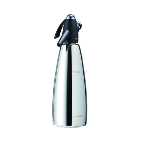 Mosa Stainless Steel Soda Siphon, 1 Litre