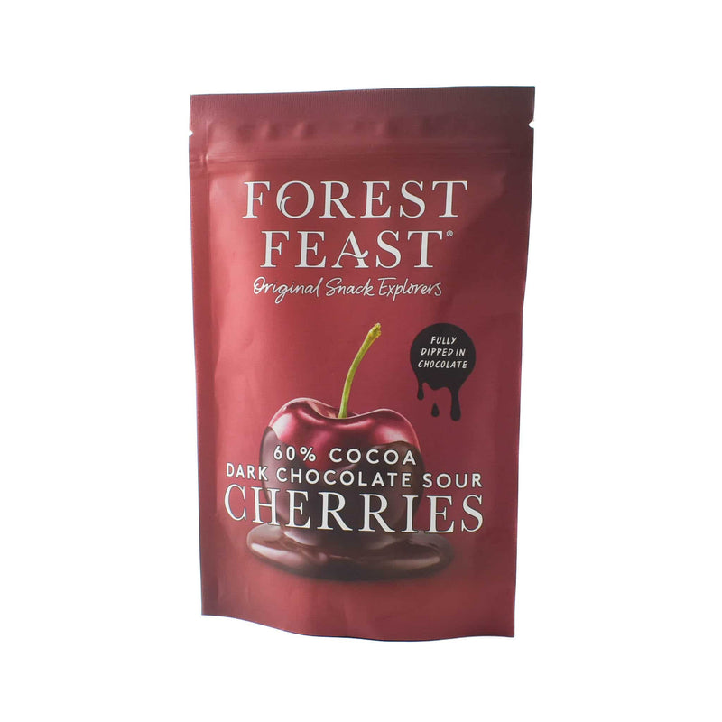 Forest Feast Dark Chocolate Sour Cherries, 120g