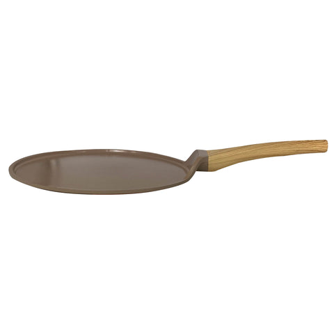 Cookut Lightweight Non-Stick Crepe Pan, 28cm, Taupe, BPA-Free
