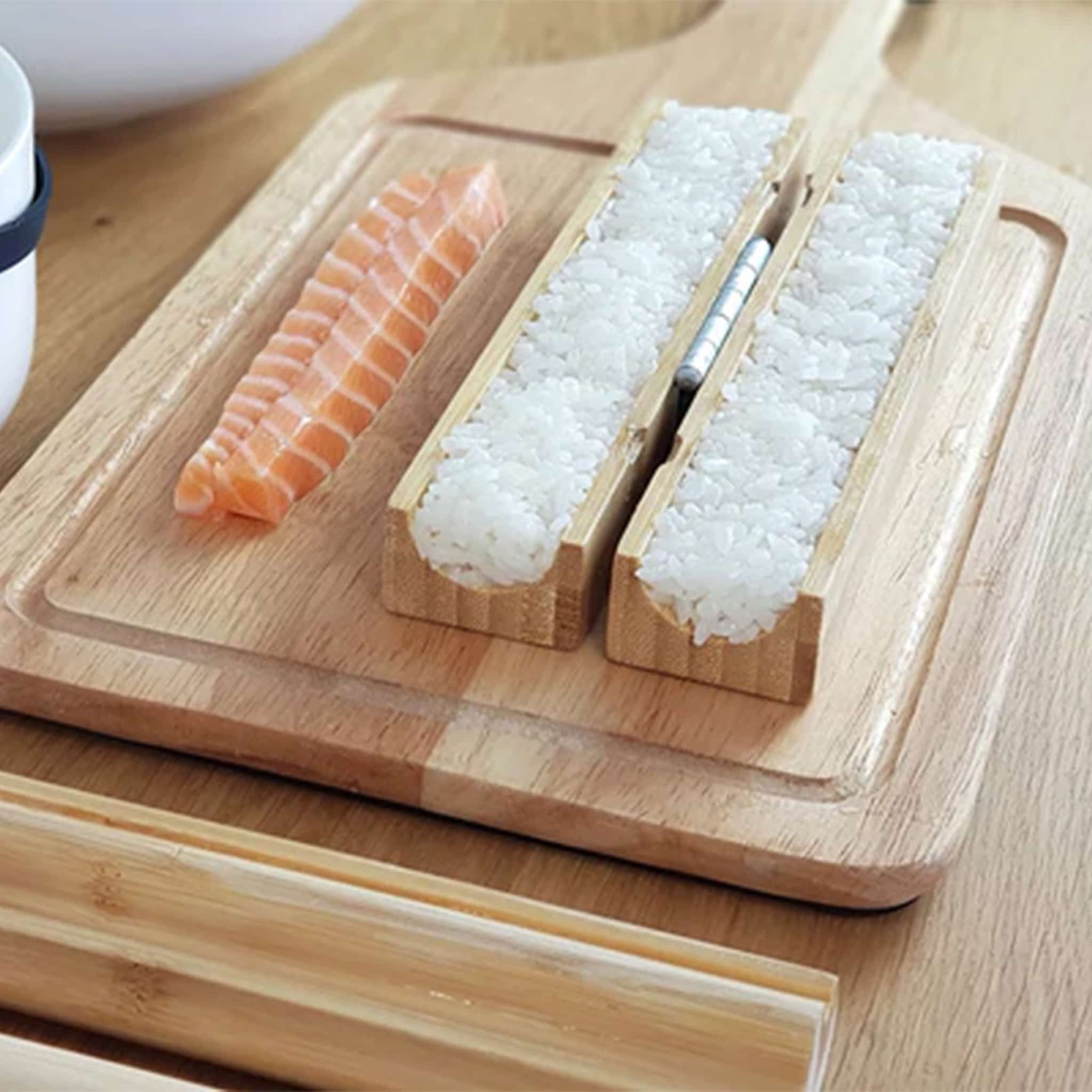 SOOSHI | Appareil à sushi maki facile| Coffret cadeau avec baguettes et livre de recettes SOOSHI | Appareil à sushi maki facile| Coffret cadeau avec baguettes et livre de recettes