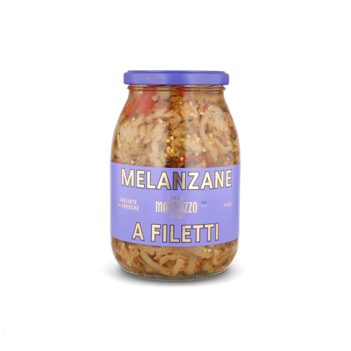 Casa Marrazzo Sliced Eggplant in Oil, 1 Litre | Buy online UK