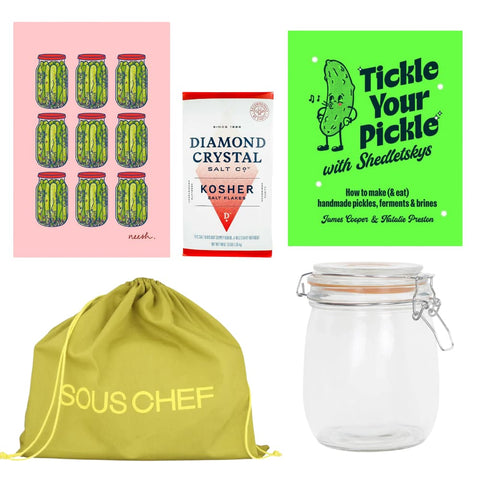 Tickle Your Pickle Cookbook & Ingredients Set