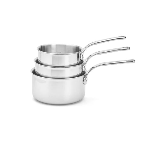 De Buyer Affinity 3 Piece Saucepan Set
