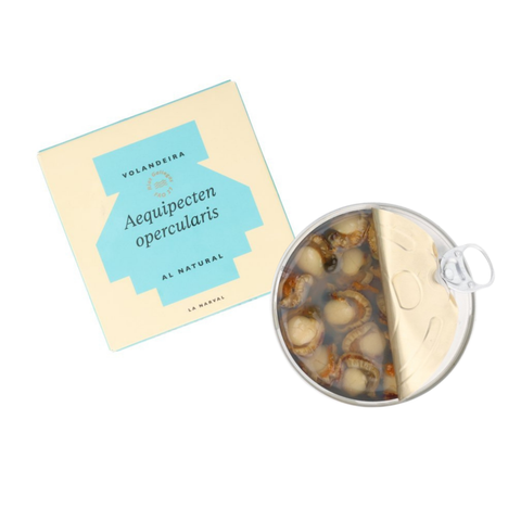 La Narval Premium Small Galician Scallops in Brine, 120g