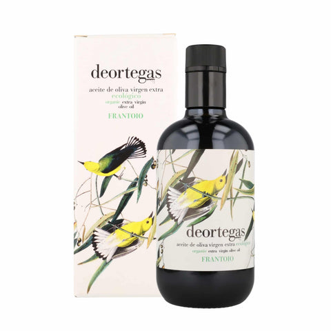 DeOrtegas Frantoio Extra Virgin Olive Oil in Bird Gift Box, 500ml