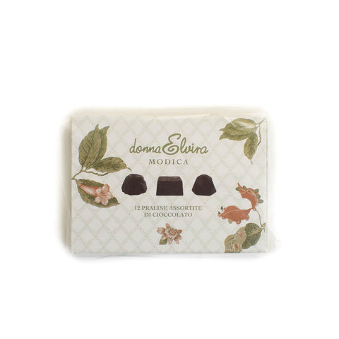 Donna Elvira 12 Chocolate Cubes Gift Box, 120g