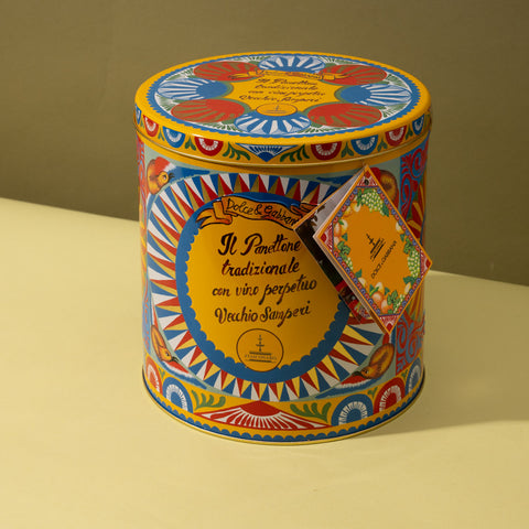 Fiasconaro x Dolce & Gabbana Classic Panettone with Vecchio Samperi Wine, 1kg