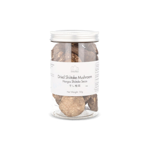 Emma Basic Dried Shiitake Mushrooms, 50g