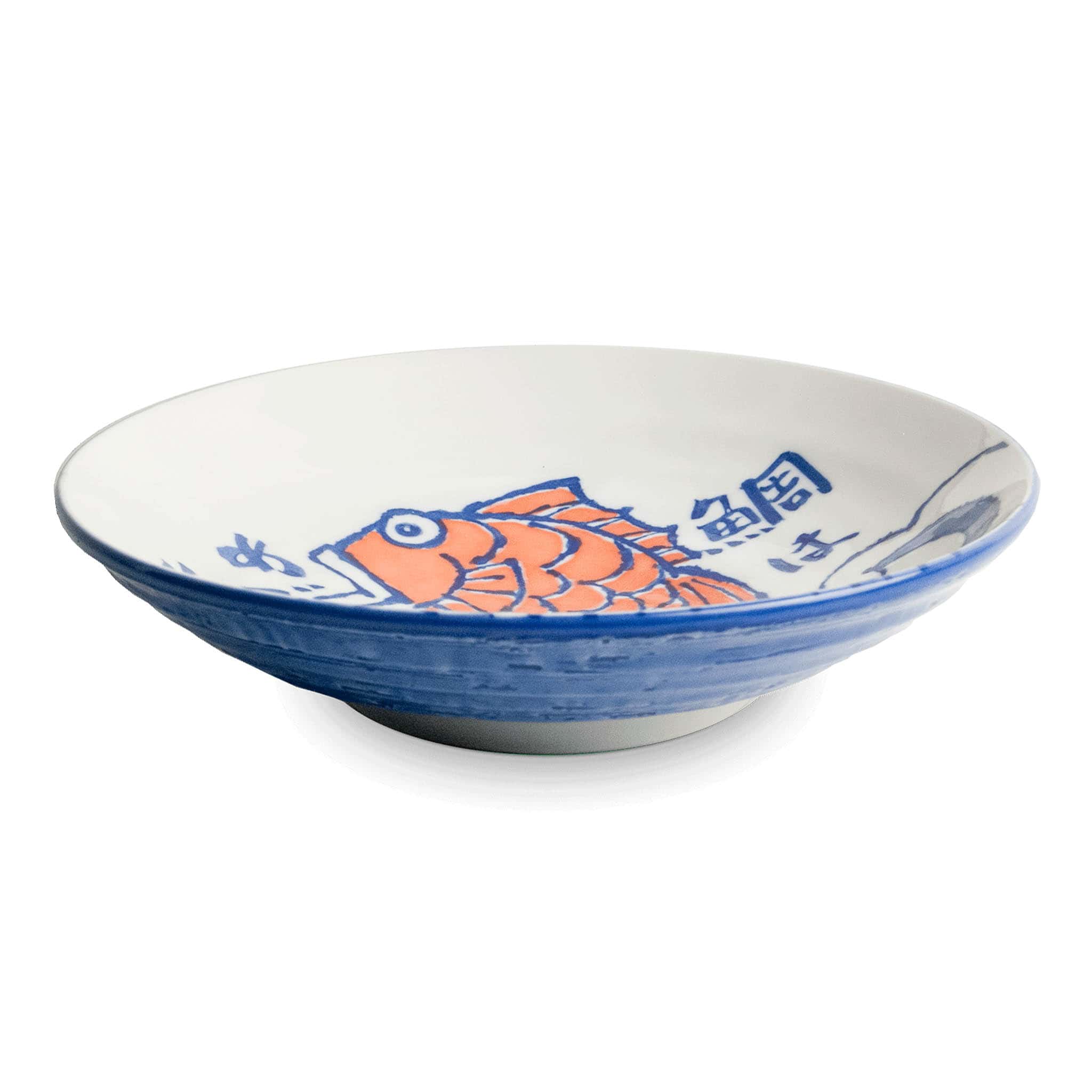 Japanese Fish Shallow Bowl Buy online UK – Sous Chef UK