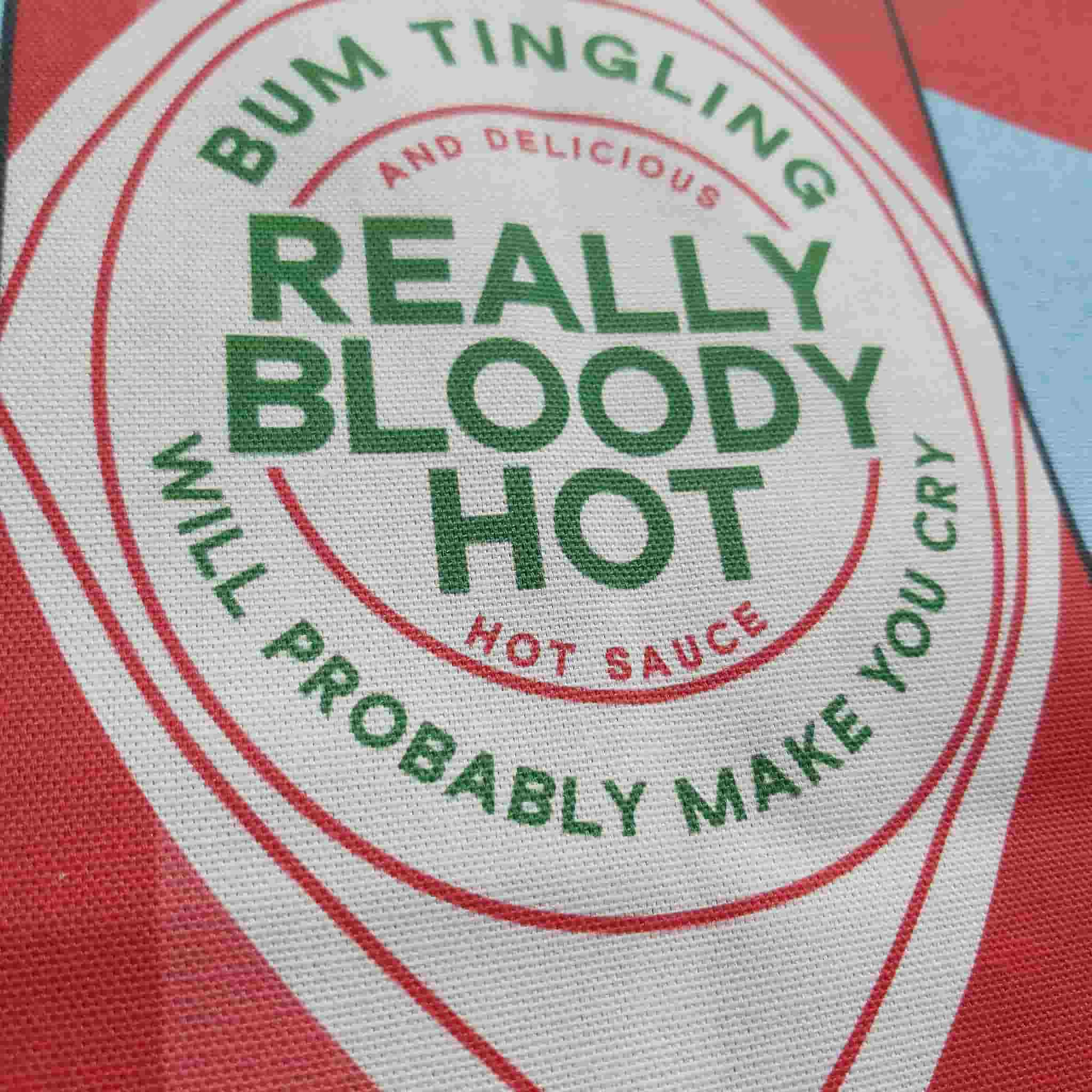 Really Bloody Hot Hot Sauce Tea Towel