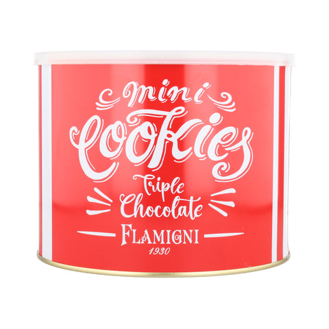Flamigni Italian Triple Chocolate Biscuits in Tin, 250g