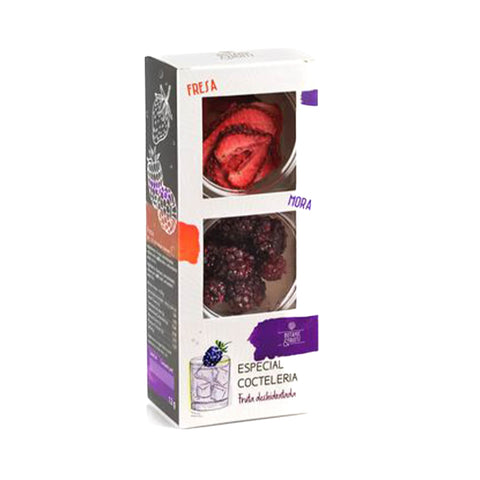 Short Dated Dried Strawberries & Blackberries, 12g