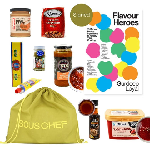 Flavour Heroes by Gurdeep Loyal Cookbook and Ingredients Set