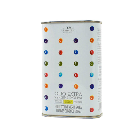 Frantoio Muraglia Extra Virgin Olive Oil in Polka Dot Tin, 250ml