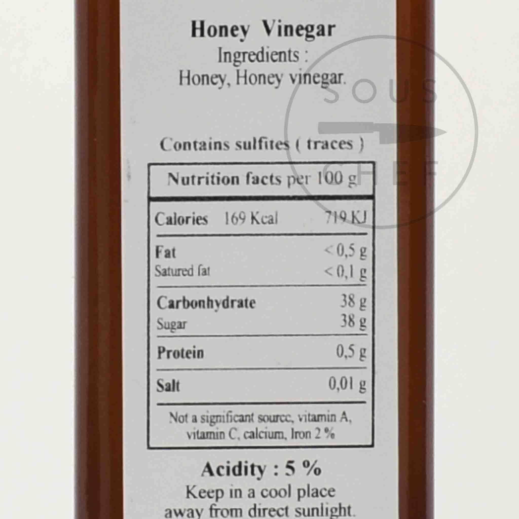 Huilerie Beaujolaise Honey Vinegar, 250ml
