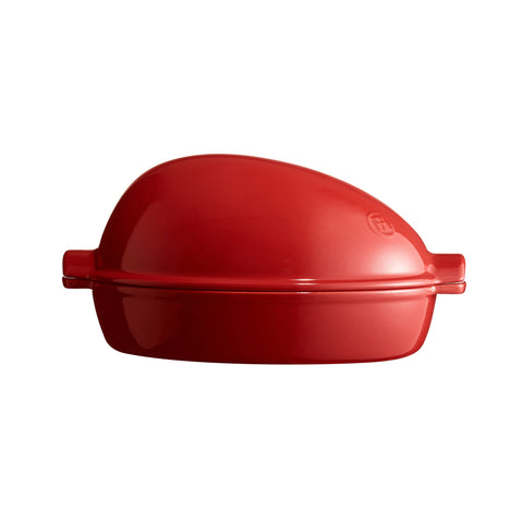 Emile Henry Red Chicken Brick Cooker, 9 Litre