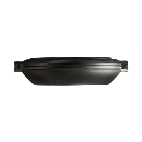 Emile Henry Delight Black Ceramic Induction Tarte Tatin Set, 32.5cm