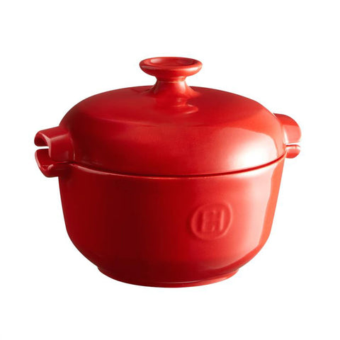Emile Henry Red Rice Cooking Pot, 2.5 Litre
