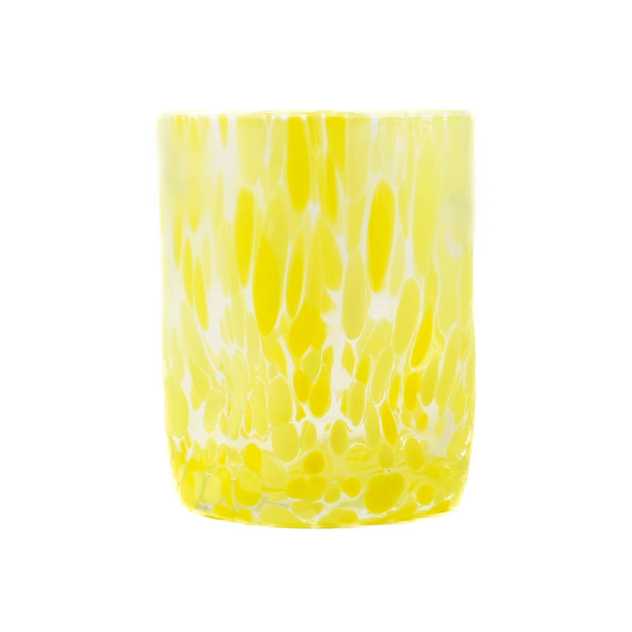 Murano Glass Tumbler, Yellow