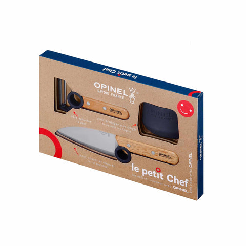 Opinel Blue Le Petit Chef 3 Piece Children's Knife Set