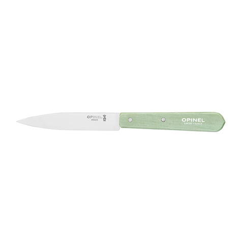 Opinel No 112 Sage Beechwood Handle Paring Knife, 10cm